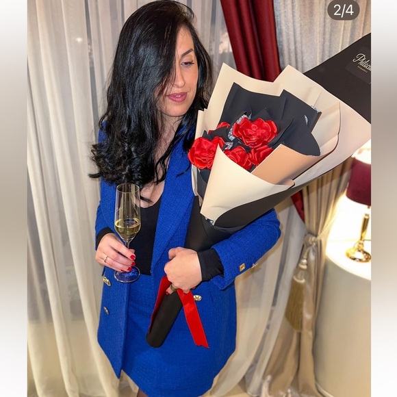 ZARA TEXTURED BLAZER - Picture 9 of 16